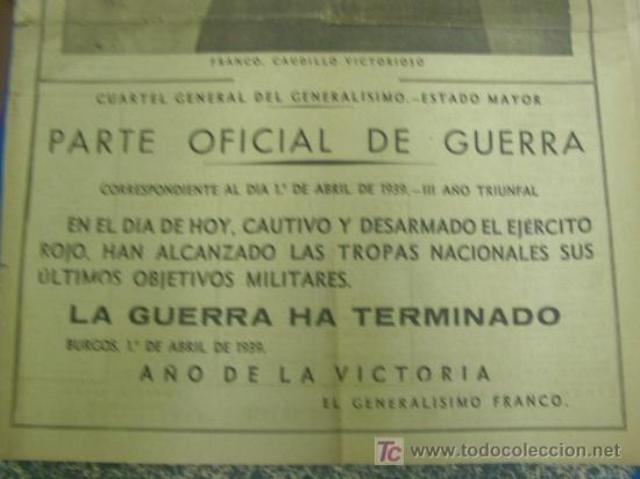 Fin de la Guerra Civil