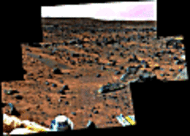Mars Pathfinder mission lands