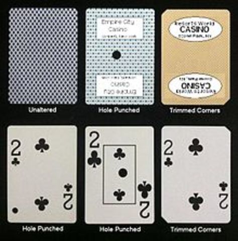 holes in cards