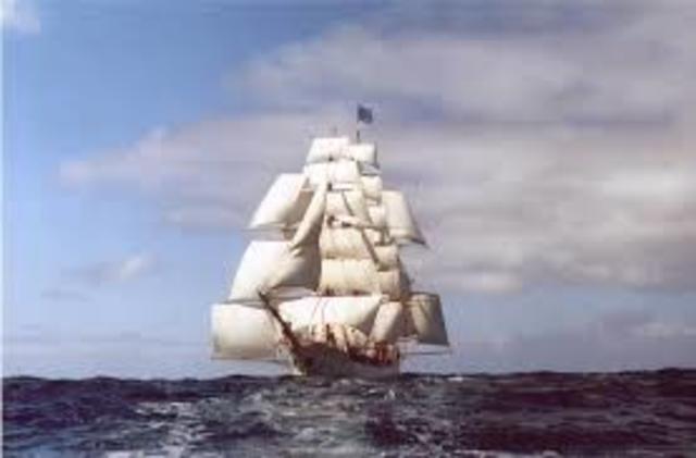 British ship sailed!