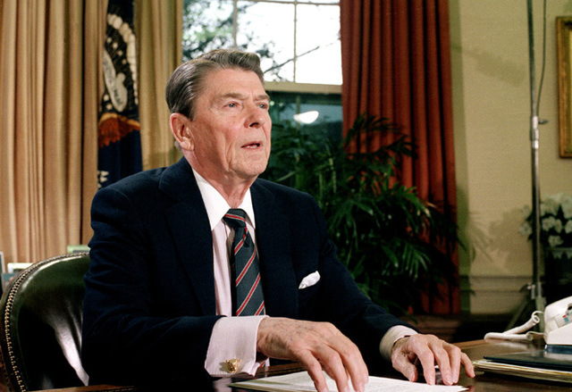 Ronald Reagan as Chief Executive - Signing legislation