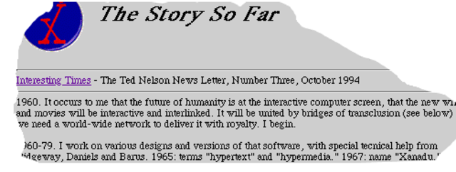 Word "Hypertext" first appears in print