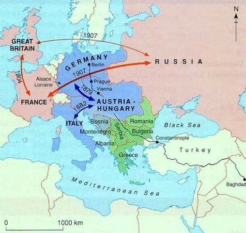 a háború kitörése