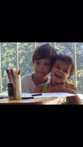 Eu pintando cm meu irmão