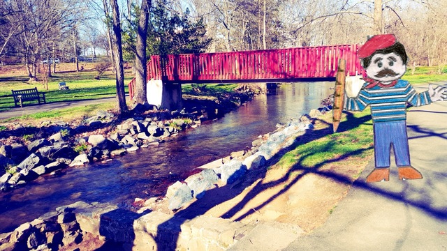 Pierre est retourné au pont.