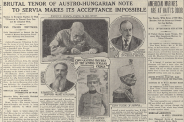 Austria-Hungary Finally Agrees to War (M)