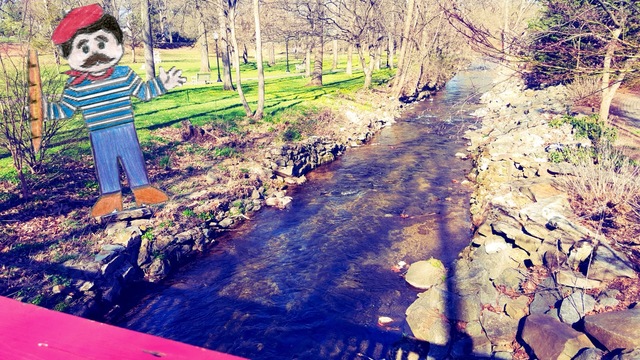 Pierre a traversé le Pont