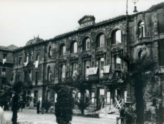 El bando nacional toma Gijón