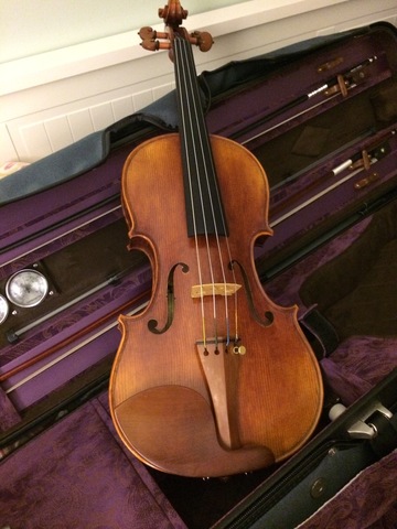 Started to learn how to play the violin