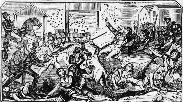 Anti-Catholic riot in Boston