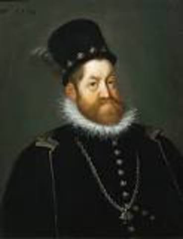 Rudolph II became Holy Roman Emperor (Court located in Prague)