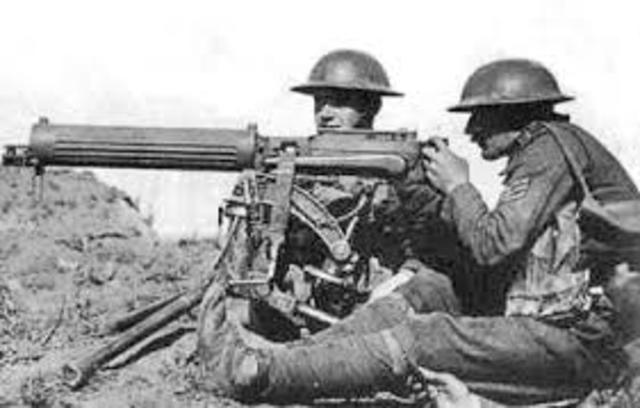 The Vickers machine gun