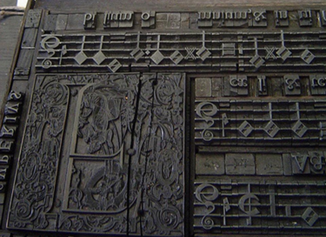 The printing press was created