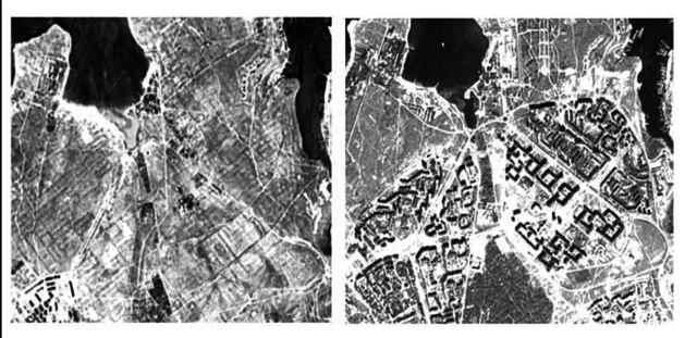 Mapping extent of changes in land