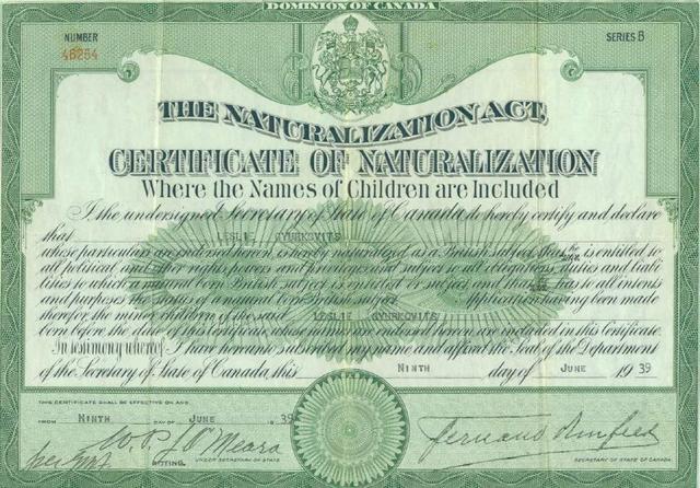Naturalization Act of 1870