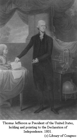 The beginning of Jefferson's presidency