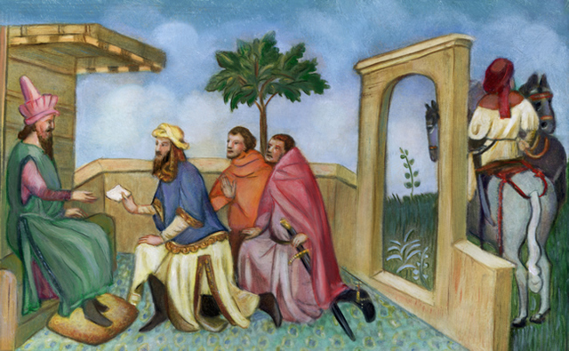 Polo begins service at the court of Kublai Khan