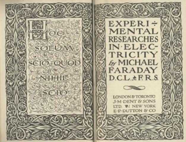 Michael Faraday publicó su primer trabajo científico.