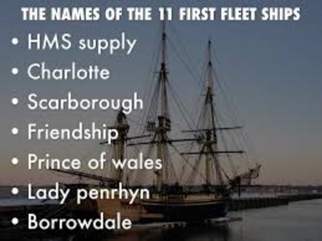 First Fleet left England