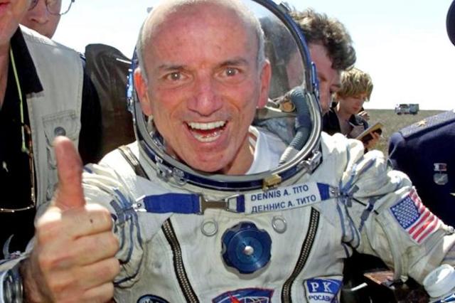 Første turist i verdesnrommet (dennis a tito)