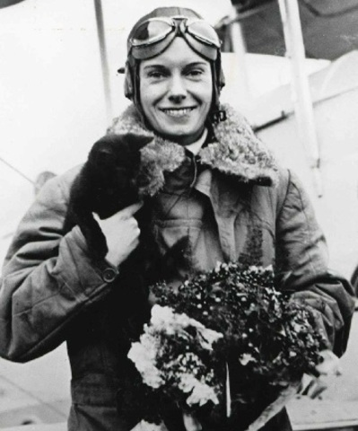 Flew from England to New Zealand