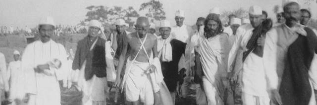 Mohandas Gandhi’s civil disobedience movement