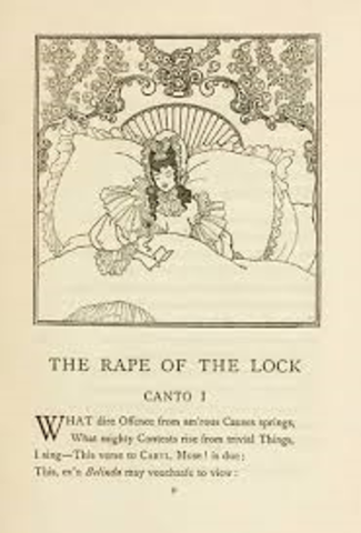 Alexander Pope publishes part of The Rape of the Lock