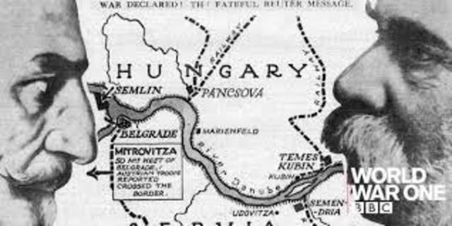 Austria-Hungary Declares war on Serbia