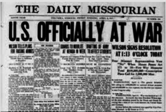 The United States Declares War on Germany