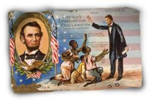 Lincoln signs law to ban slavery