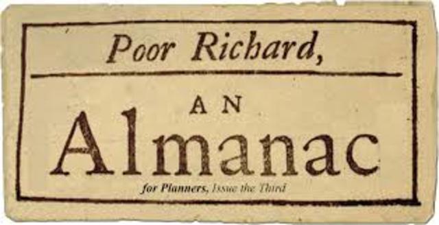 publishes the poor richards almanak