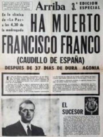Final de la dictadura franquista