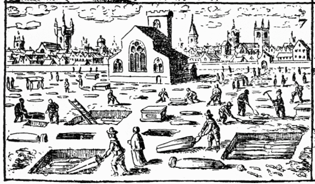 Plague claims more than 68,000 people in London