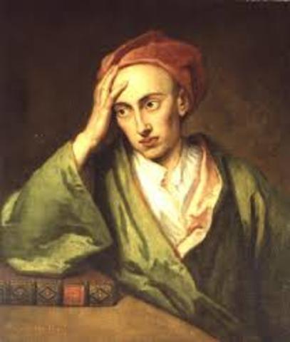 Alexander Pope publishes part of The Rape of the Lock.