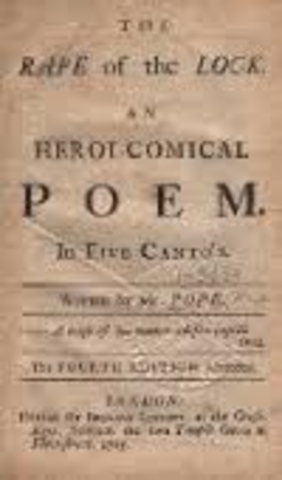 Alexander Pope publishes part of The Rape of the Lock