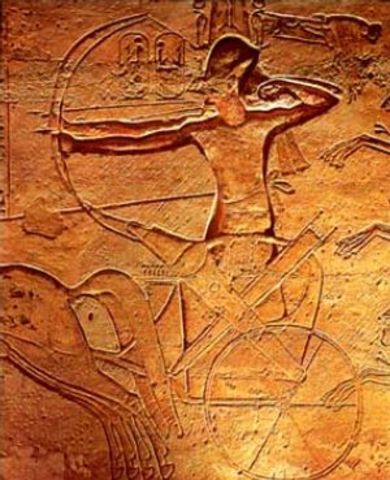 The battle of Kadesh starts