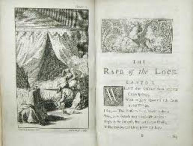 alexander pope publishes part of the rape of the lock