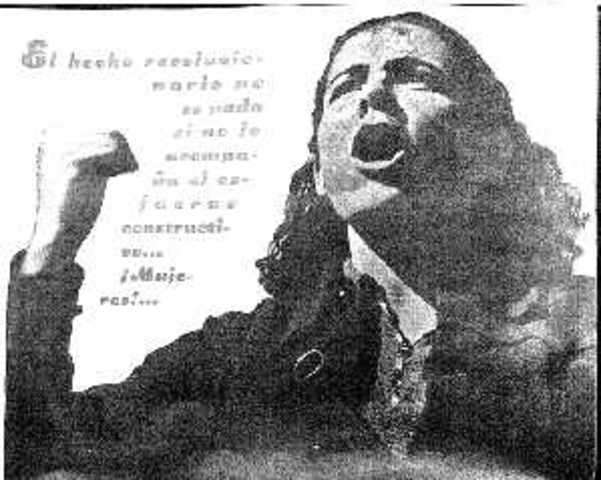 La República iguala por decreto los derechos jurídicos de la mujer con los del hombre.