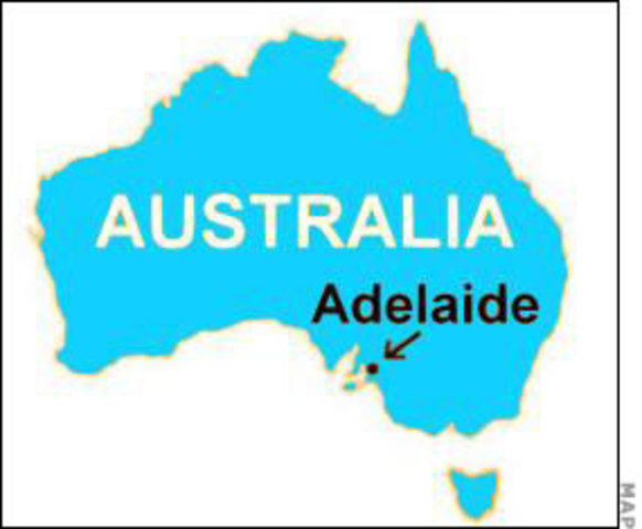 Australia's new capital, Adelaide