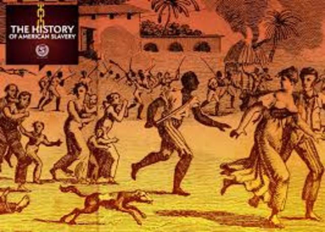 The first group of black slaves is brought to the Louisiana territory.