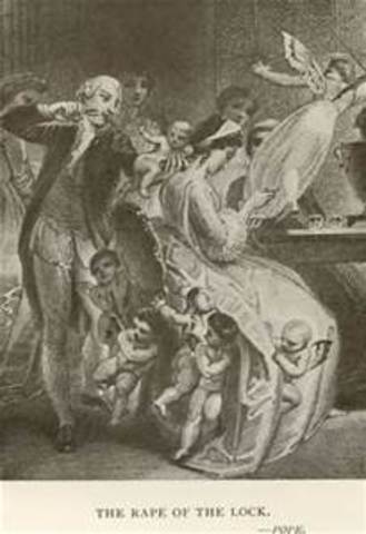 Alexander pope publishes part of "The Rape of the Lock"