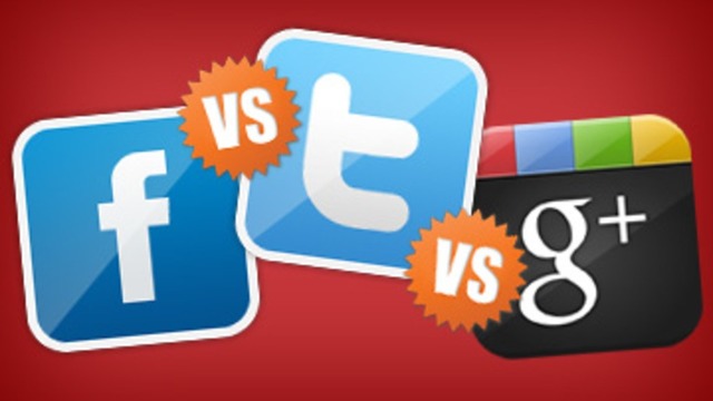 Facebook, Twitter y Google+ Las redes sociales mas importantes en este año.
