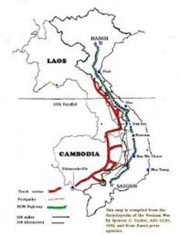 Ho Chi Minh Trail Built