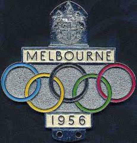 Melbourne hosts the Olympics.