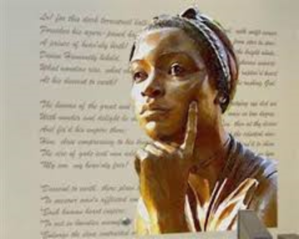 African American poet Phillis Wheatley's Poems on Various Subject, Religious and Moral is published in London