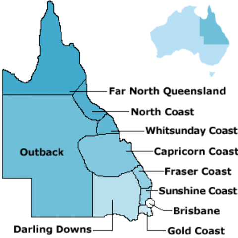 Queensland separated from New South Wales