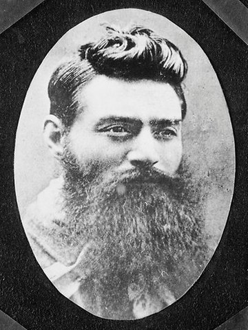 The bushranger Ned Kelly was hanged.