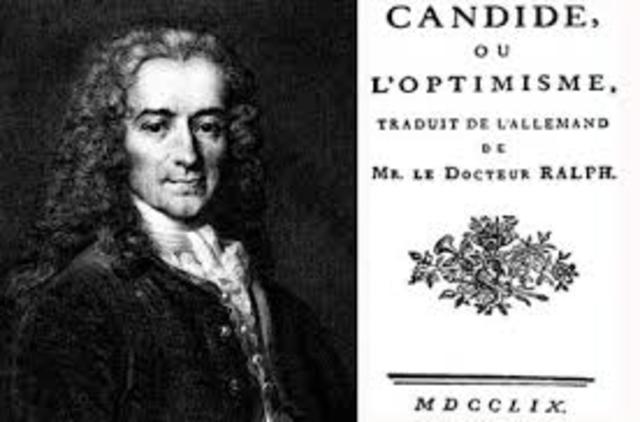 Voltaire publishes Candide.