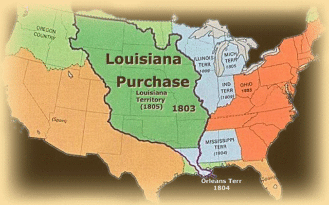 The Louisiana Purchase is made.