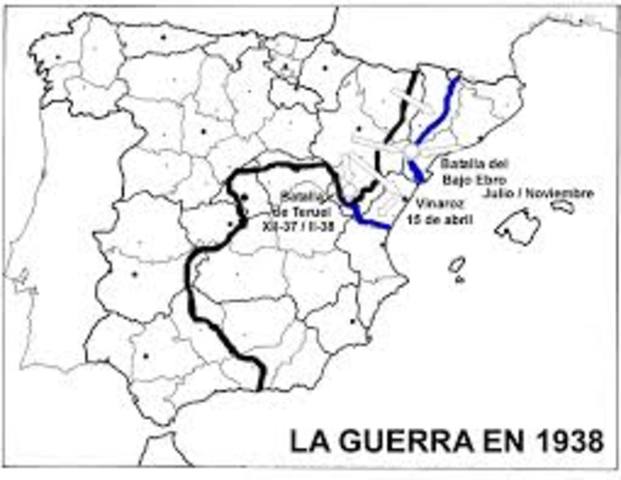Inicio de la ofensiva republicana en el cerco de Teruel